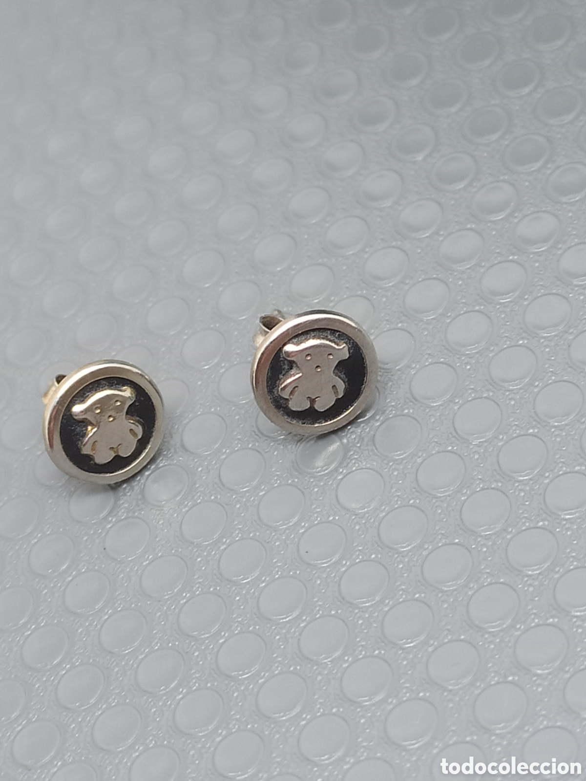 Joyeria: Pendientes en plata de ley 925 Osito - Foto 1