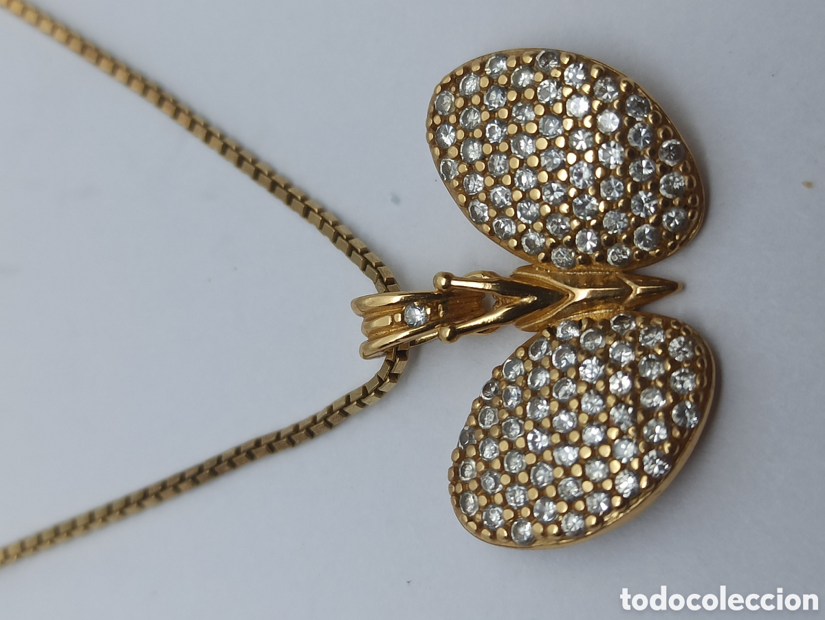 Joyeria: Collar en plata vermeil 925 y circonio - Foto 2