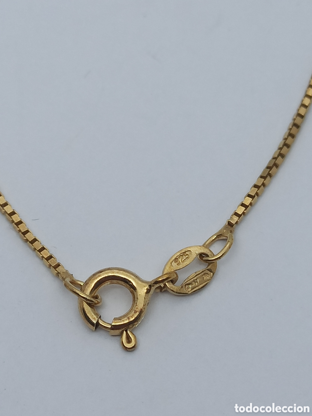 Joyeria: Collar en plata vermeil 925 y circonio - Foto 3
