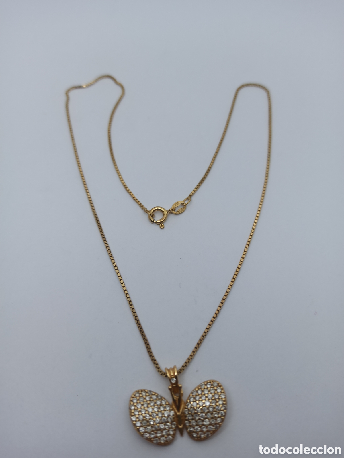 Joyeria: Collar en plata vermeil 925 y circonio - Foto 5