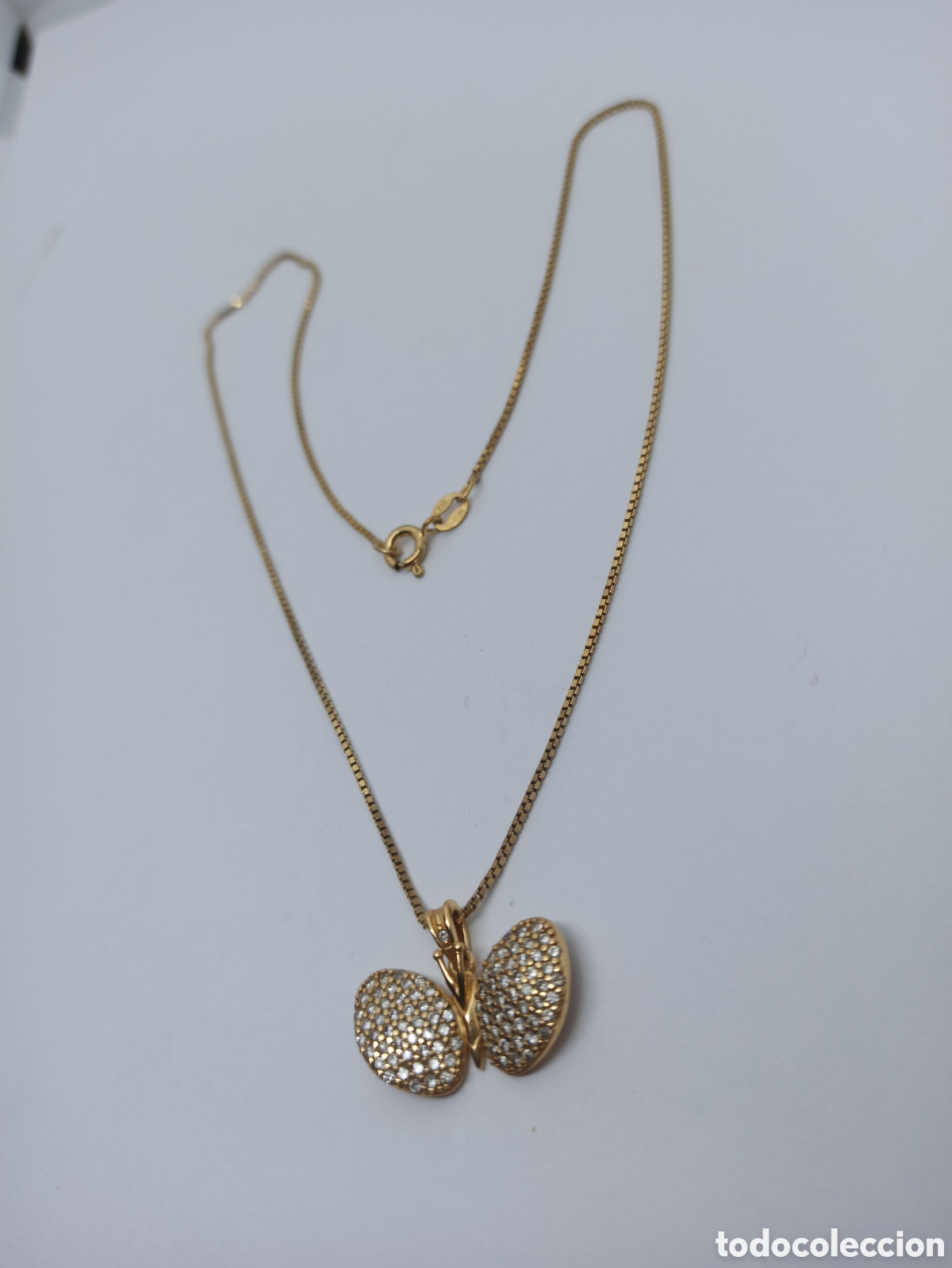 Joyeria: Collar en plata vermeil 925 y circonio - Foto 6