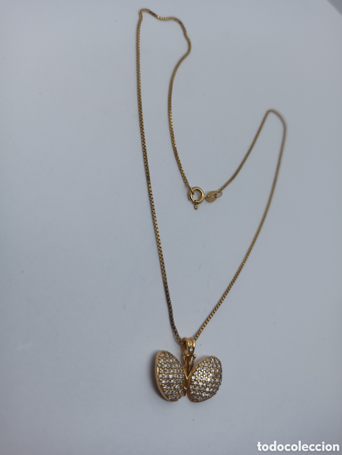 Joyeria: Collar en plata vermeil 925 y circonio - Foto 7