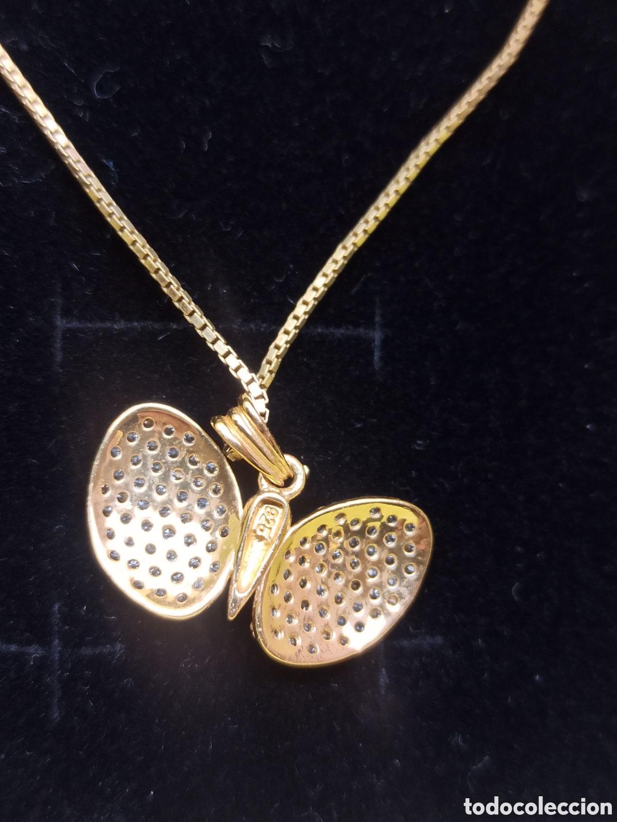 Joyeria: Collar en plata vermeil 925 y circonio - Foto 8