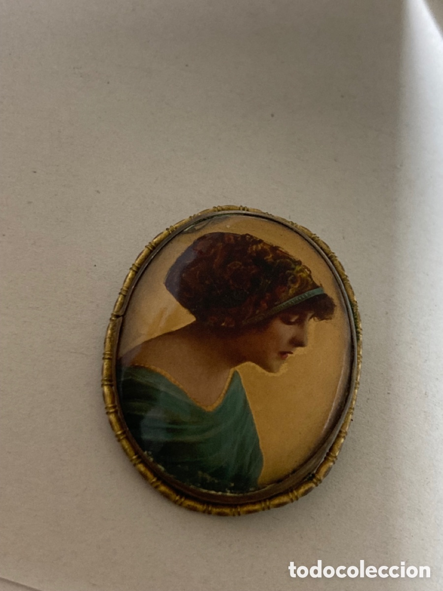 Joyeria: Broche Vintage figura mujer - Foto 1