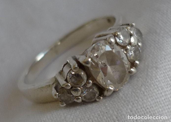 Joyeria: Anillo de plata 925 con zirconitas - Foto 2