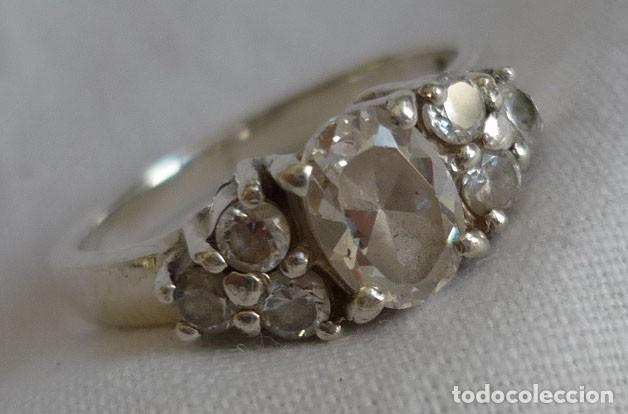 Joyeria: Anillo de plata 925 con zirconitas - Foto 3