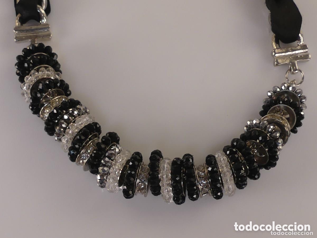 Joyeria: Collar met&aacute;lico y negro Nuevo - Foto 9