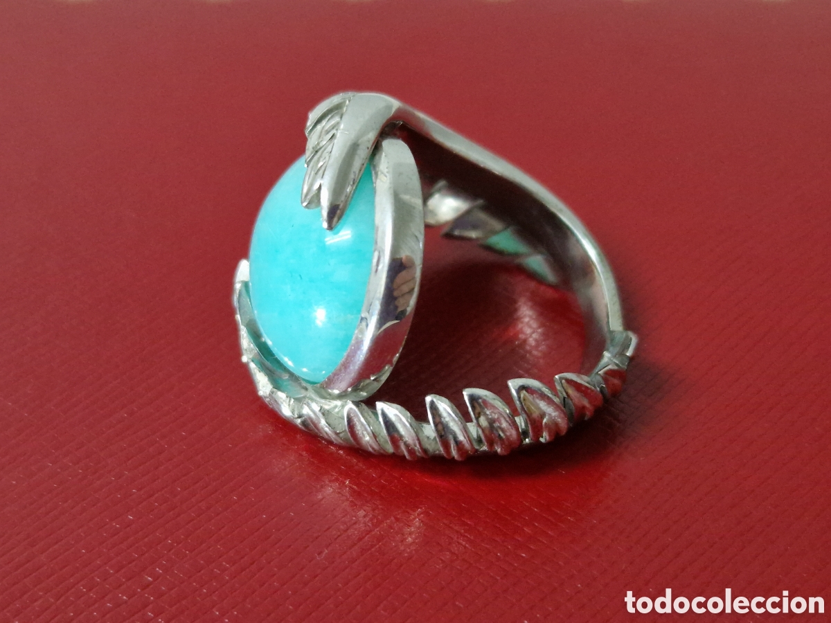Joyeria: ANILLO PLATA DE LEY CONTRASTES Y TURQUESA - Foto 2