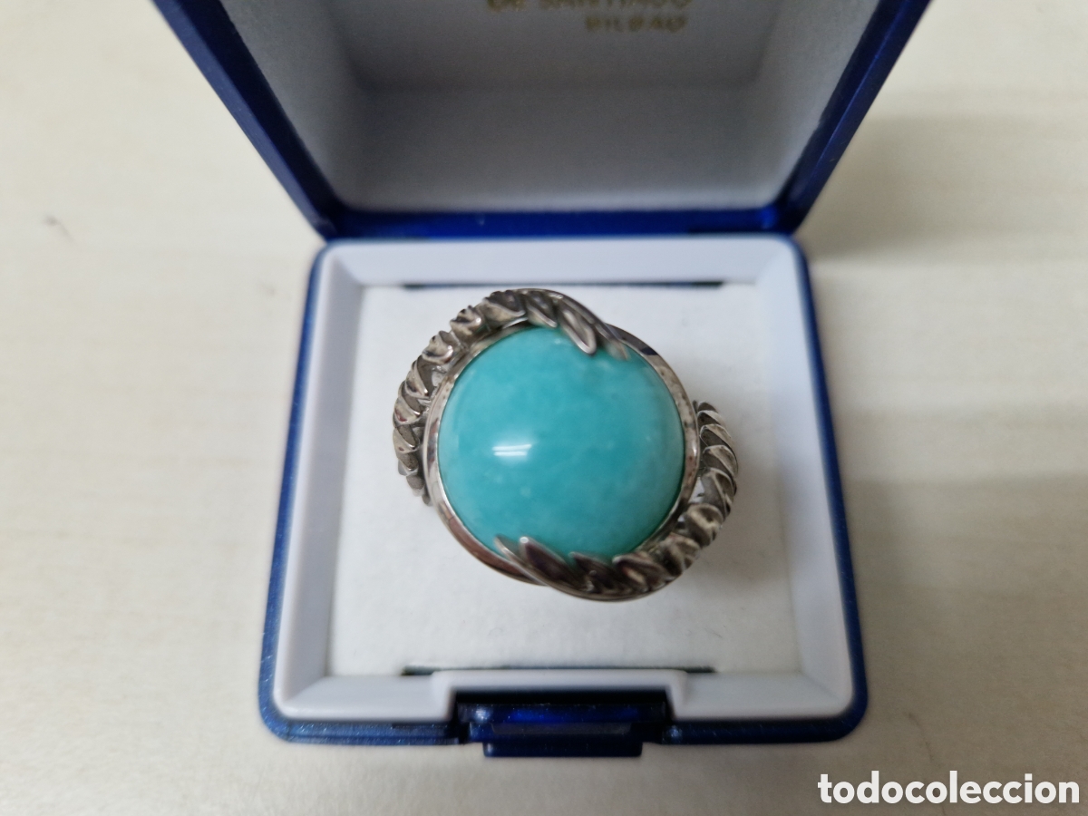 Joyeria: ANILLO PLATA DE LEY CONTRASTES Y TURQUESA - Foto 5