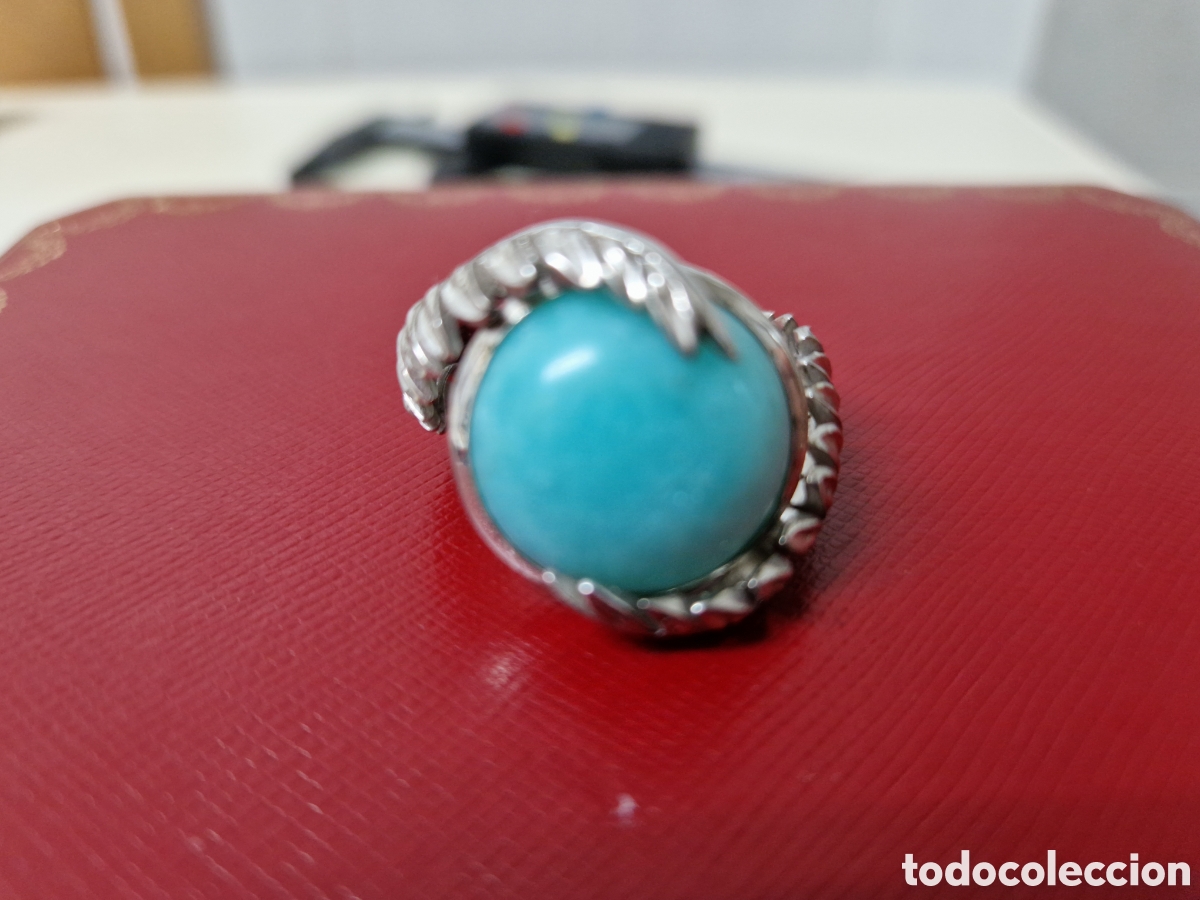 Joyeria: ANILLO PLATA DE LEY CONTRASTES Y TURQUESA - Foto 7