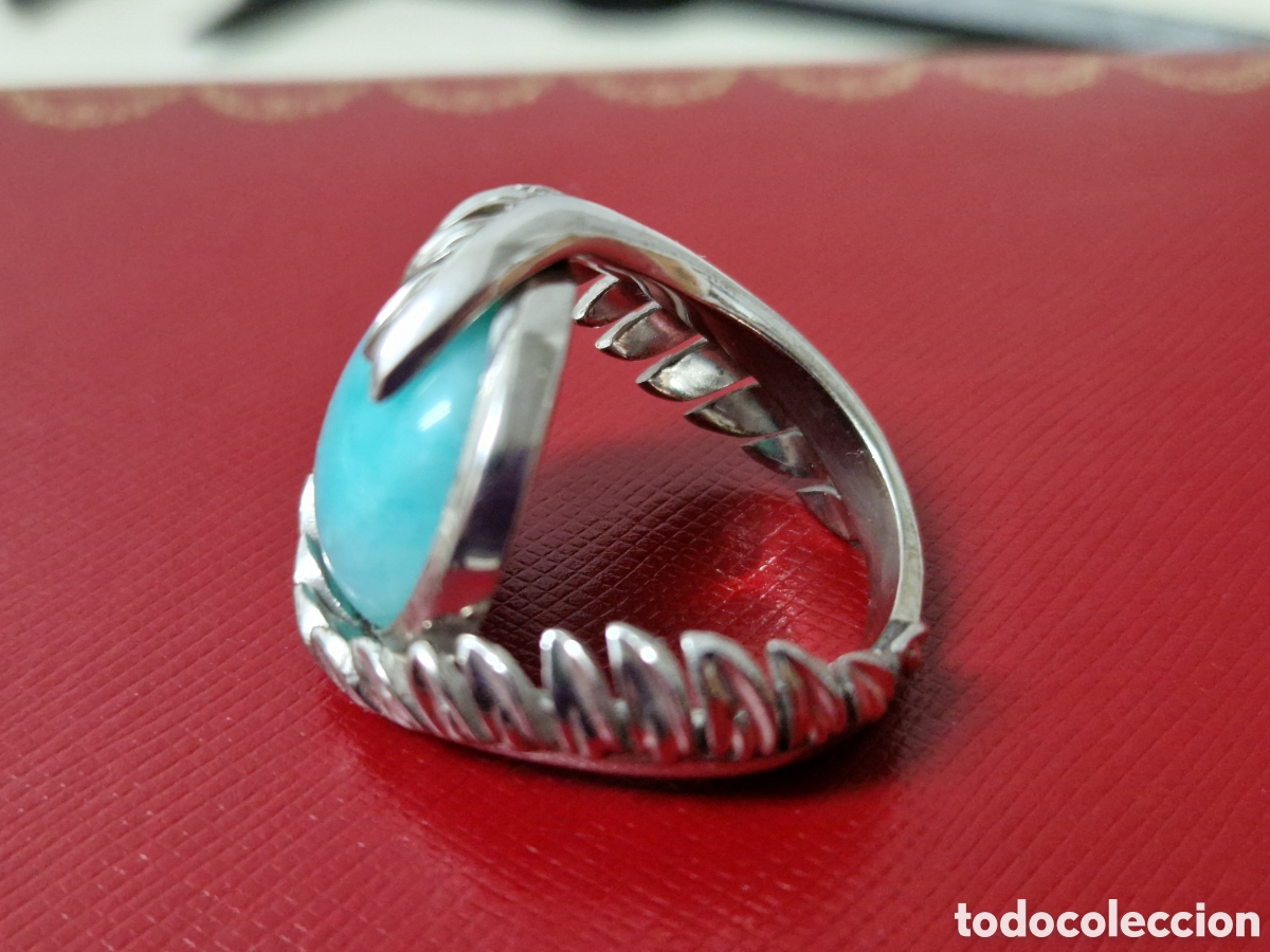 Joyeria: ANILLO PLATA DE LEY CONTRASTES Y TURQUESA - Foto 8