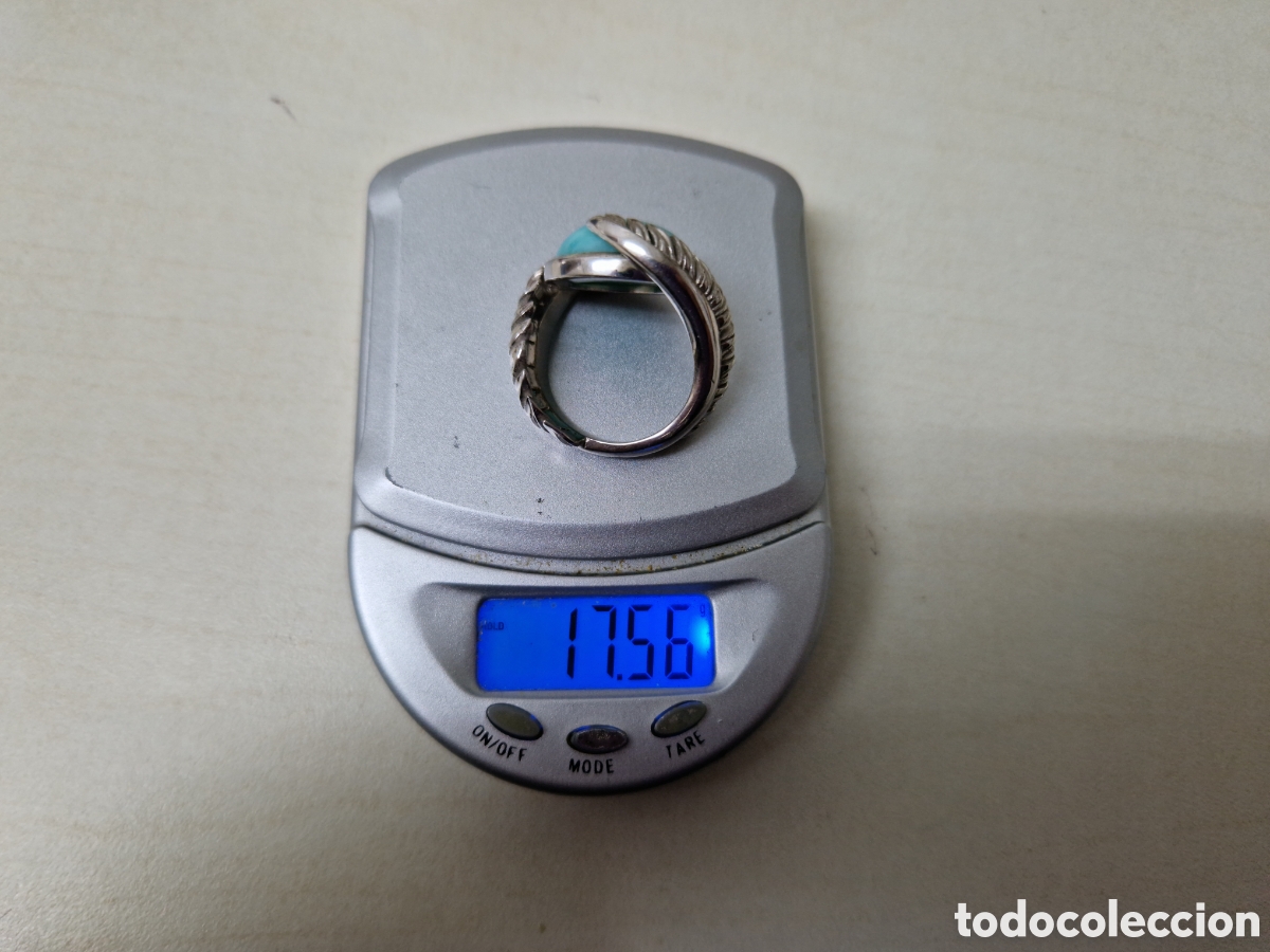 Joyeria: ANILLO PLATA DE LEY CONTRASTES Y TURQUESA - Foto 9