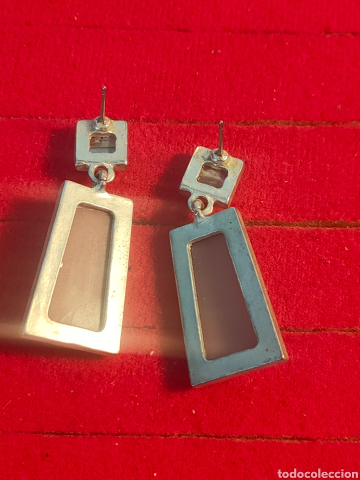 Joyeria: Pendientes piedra esmaltada - Foto 2