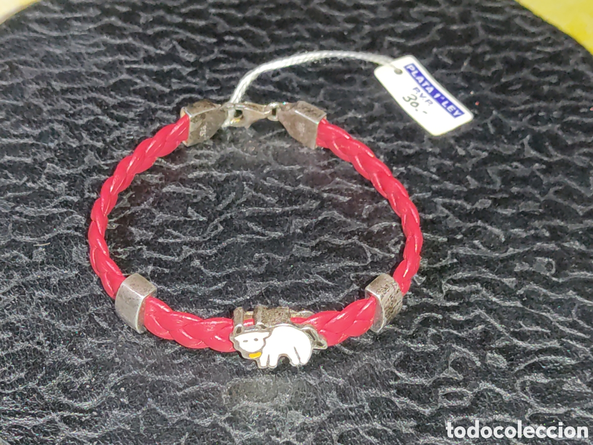 Joyeria: Pulsera juvenil de plata de ley y cuero - Foto 4