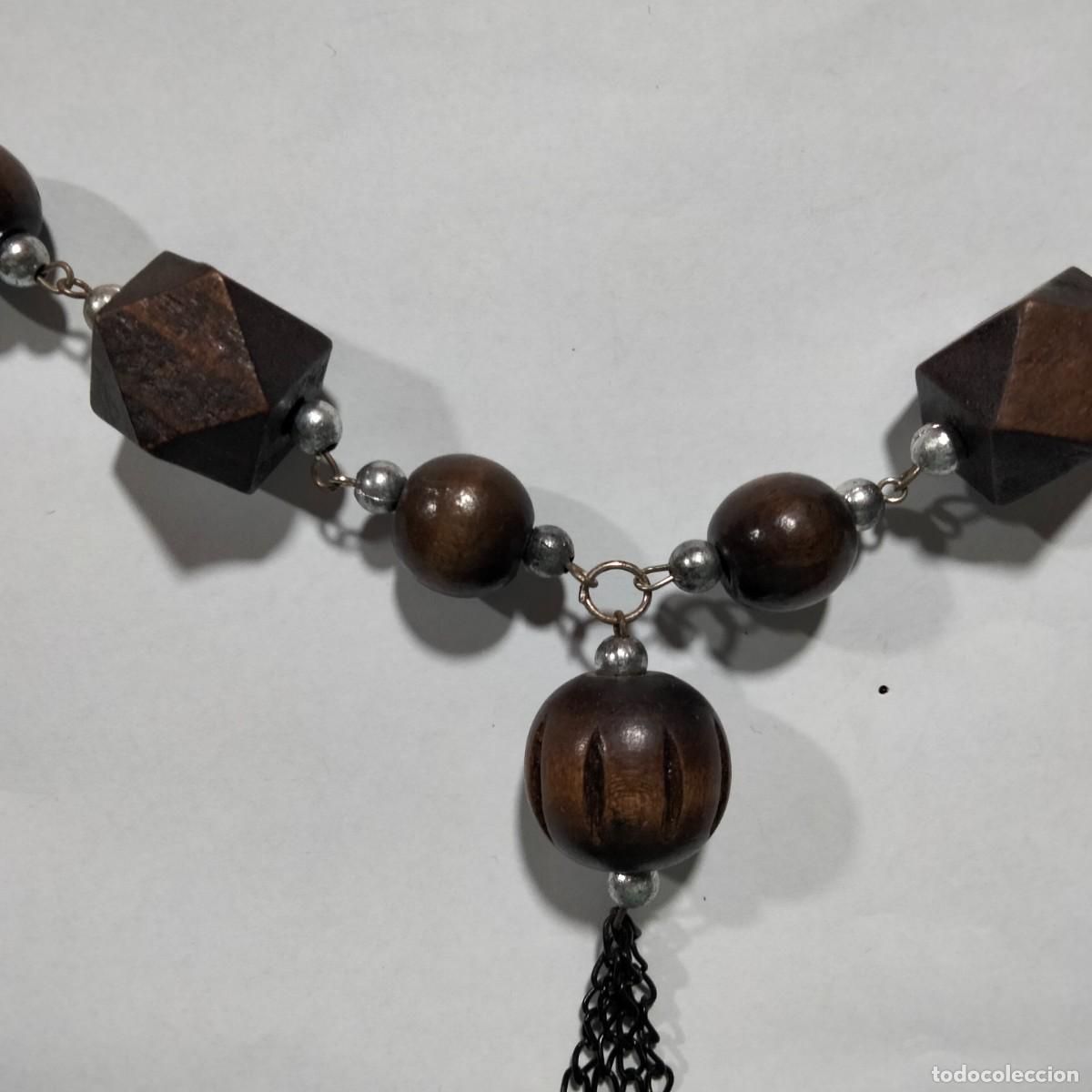 Joyeria: bonito collar de madera - Foto 3