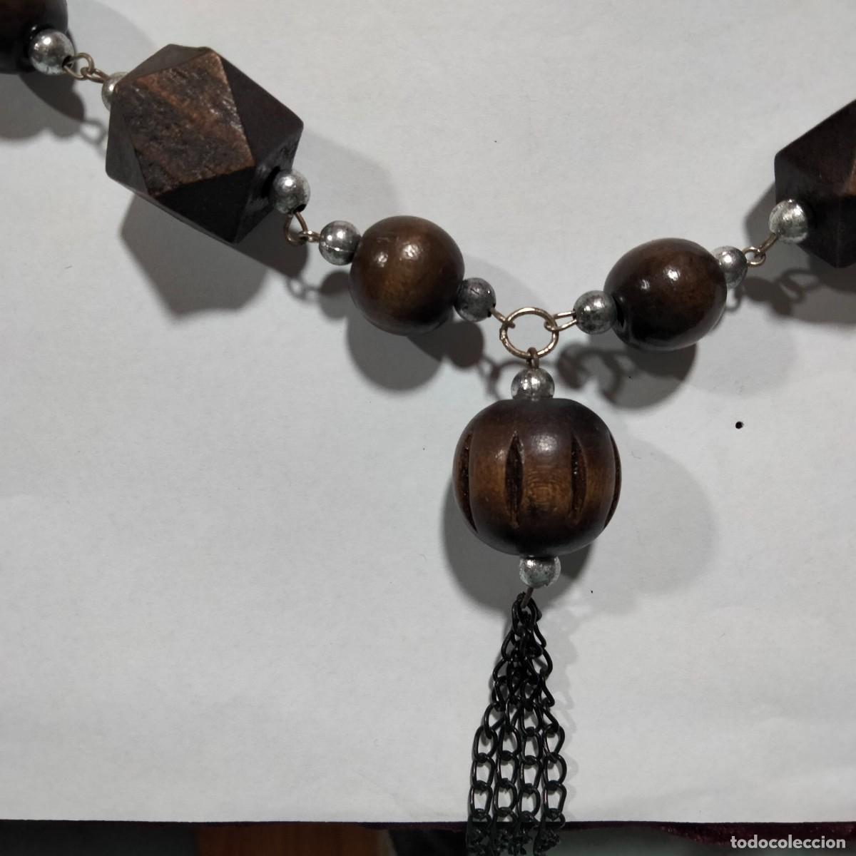 Joyeria: bonito collar de madera - Foto 4