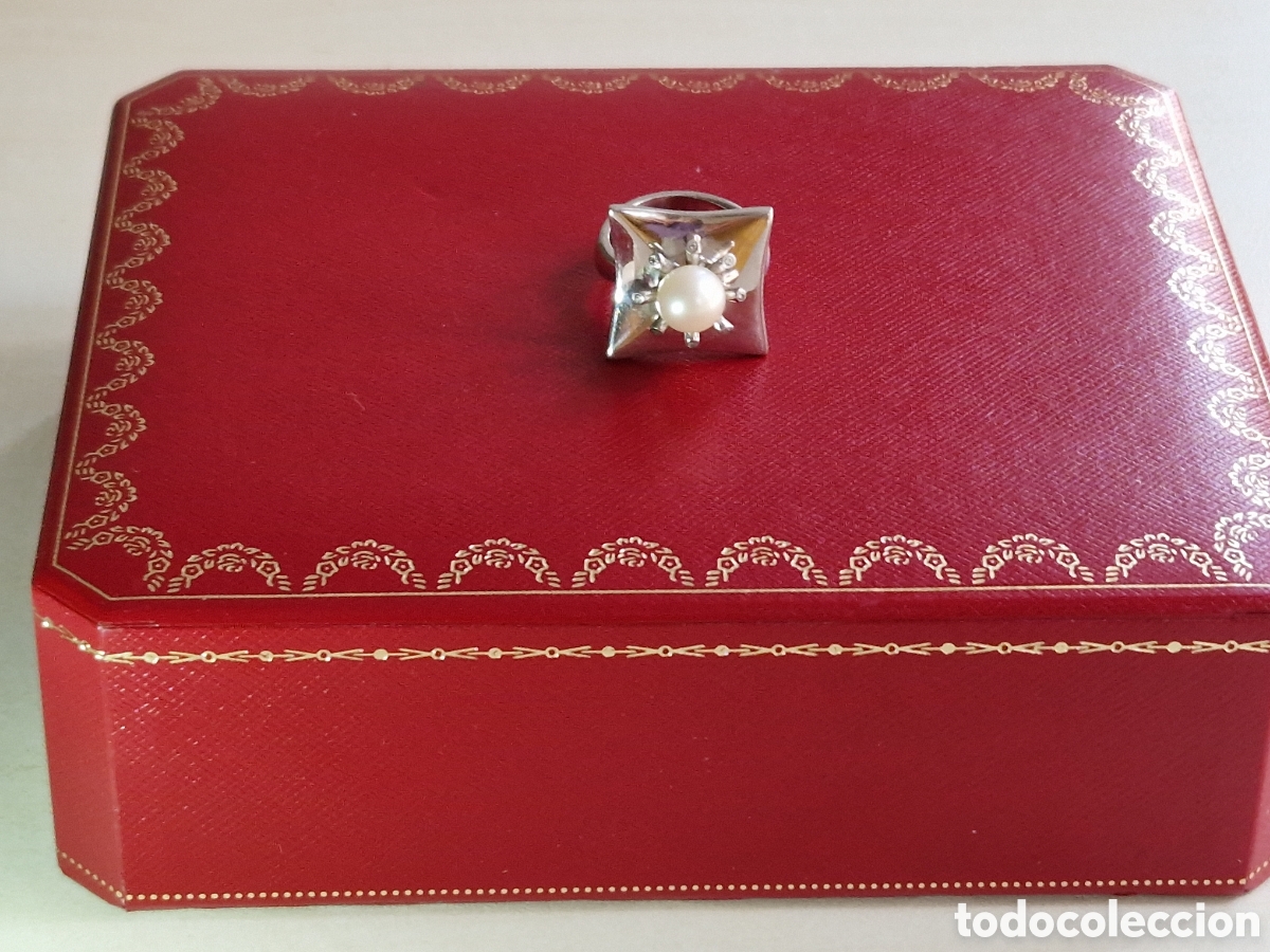 Joyeria: ANILLO DE PLATA DE LEY CONTRASTES CON PERLA - Foto 3