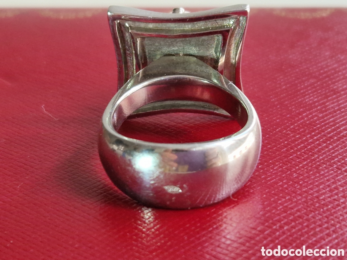 Joyeria: ANILLO DE PLATA DE LEY CONTRASTES CON PERLA - Foto 4