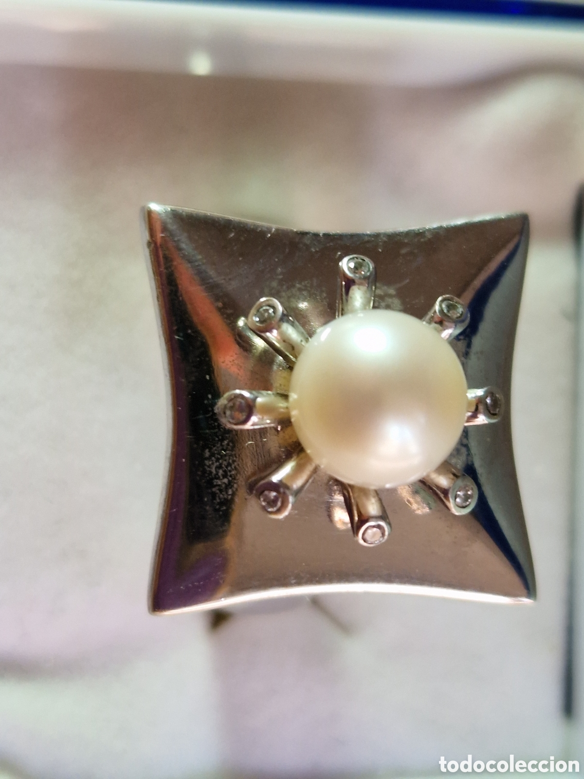 Joyeria: ANILLO DE PLATA DE LEY CONTRASTES CON PERLA - Foto 9