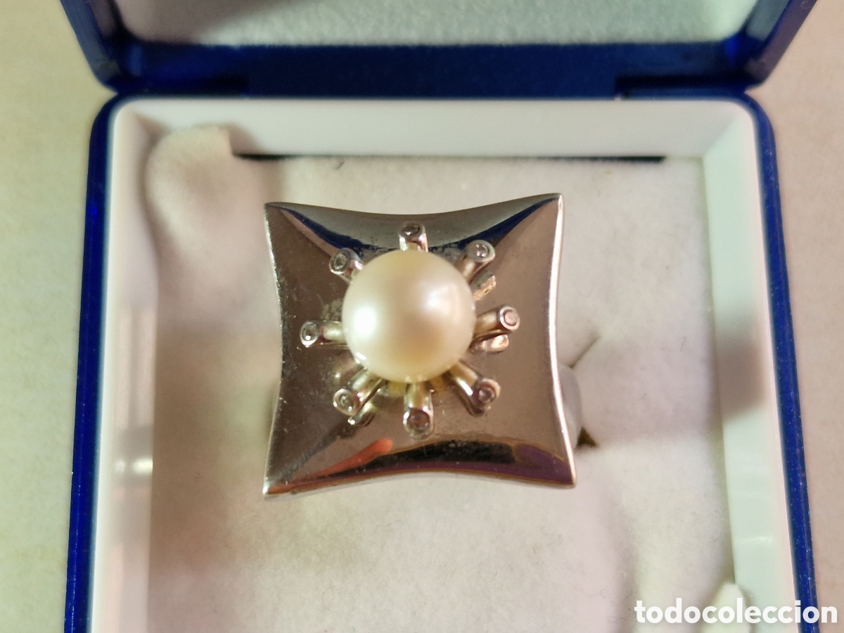 Joyeria: ANILLO DE PLATA DE LEY CONTRASTES CON PERLA - Foto 11