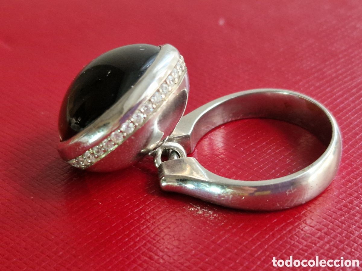 Joyeria: ANILLO DE PLATA DE LEY CONTRASTES GIRATORIO - Foto 3
