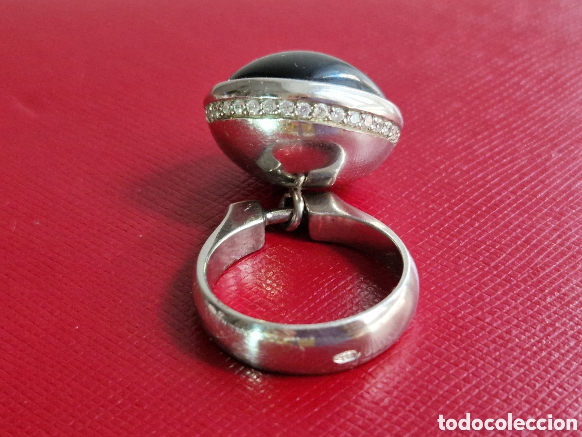 Joyeria: ANILLO DE PLATA DE LEY CONTRASTES GIRATORIO - Foto 4