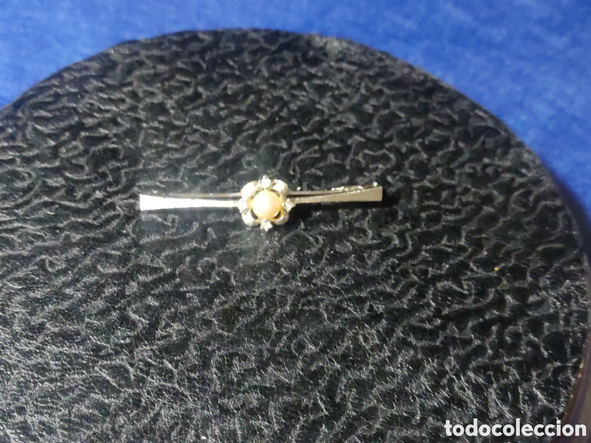 Joyeria: Broche,pasador con Perla y cristalitos - Foto 2