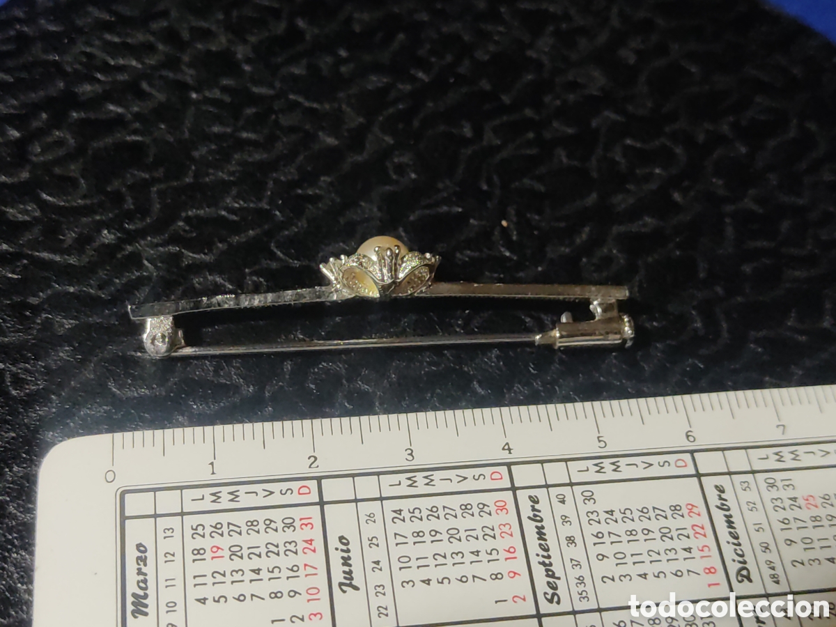 Joyeria: Broche,pasador con Perla y cristalitos - Foto 4