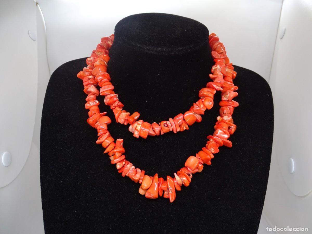 Joyeria: Collar de doble vuelta en coral natural - Foto 2
