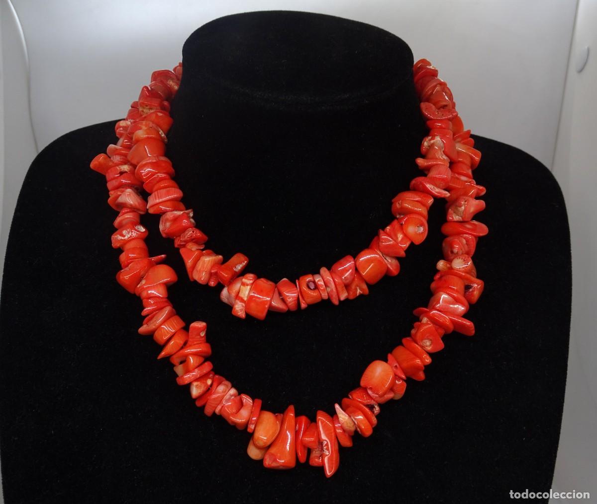 Joyeria: Collar de doble vuelta en coral natural - Foto 3