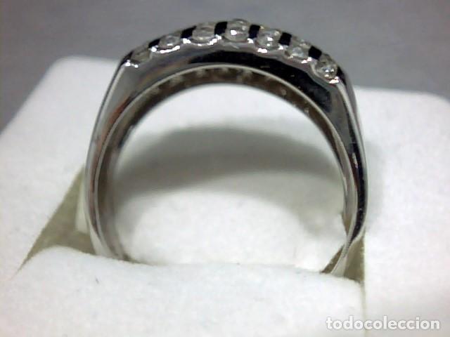 Joyeria: anillo oro blanco 18 kts con diamantes - Foto 6