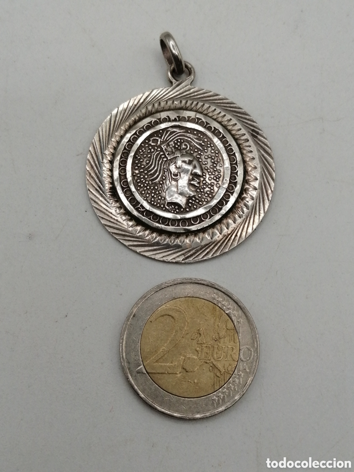 Joyeria: Colgante azteca plata de ley. M&eacute;xico - Foto 2