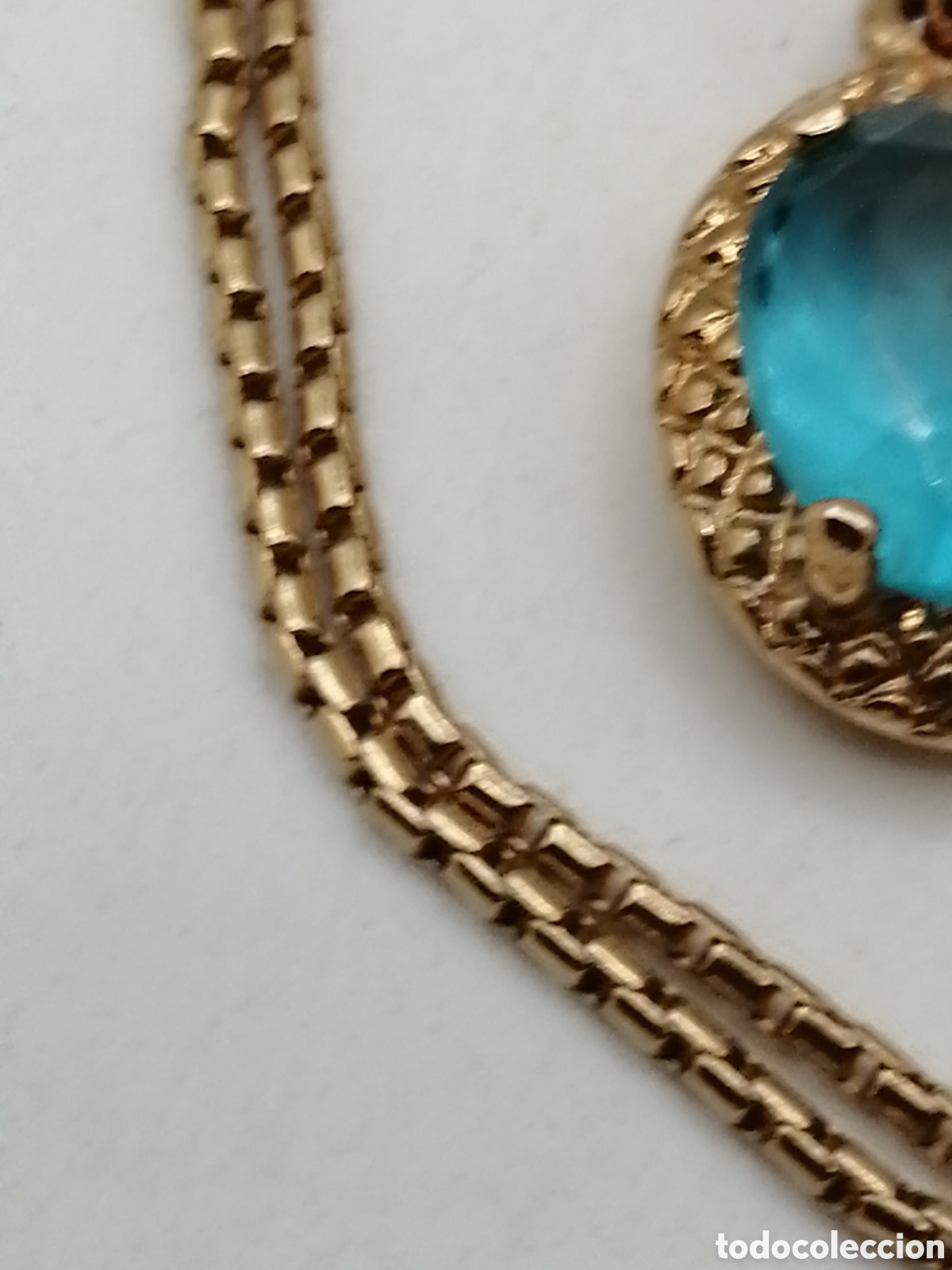 Joyeria: Cadena y colgante metal chapado oro - Foto 7