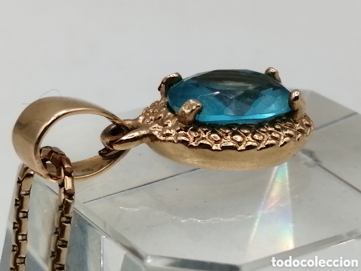 Joyeria: Cadena y colgante metal chapado oro - Foto 9