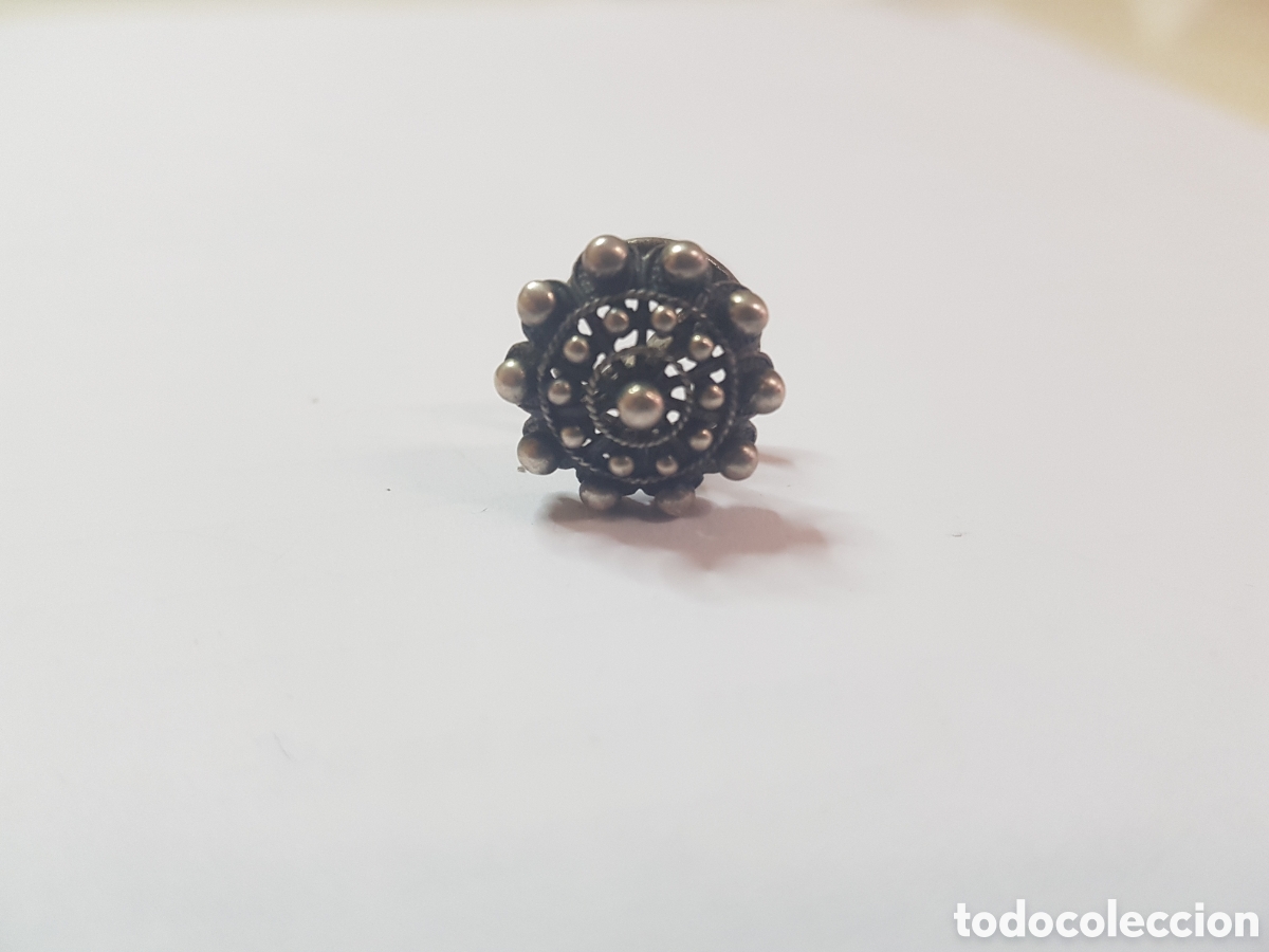 Joyeria: #638 Boton charro plata de ley 925 1,7cm - Foto 1
