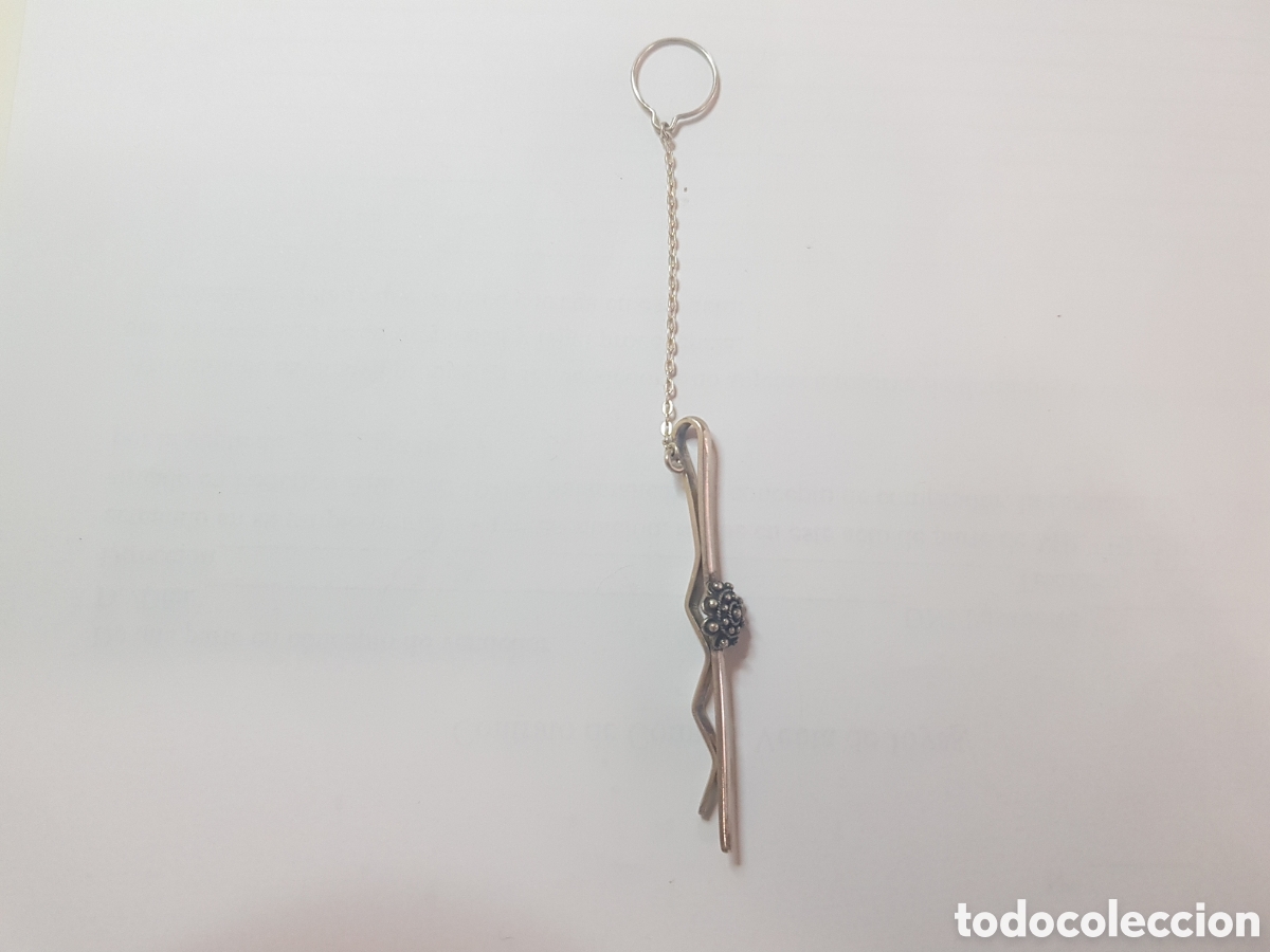Joyeria: #636 Corbatero bot&oacute;n charro plata de ley 925 6cm - Foto 1