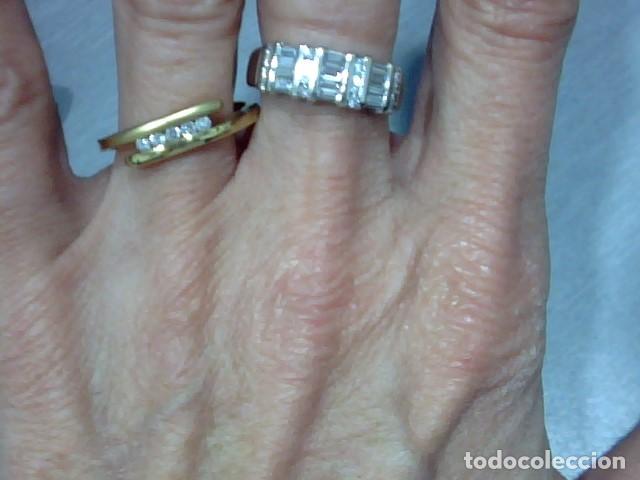 Joyeria: sortija en oro 18 kts con diamantes - Foto 2
