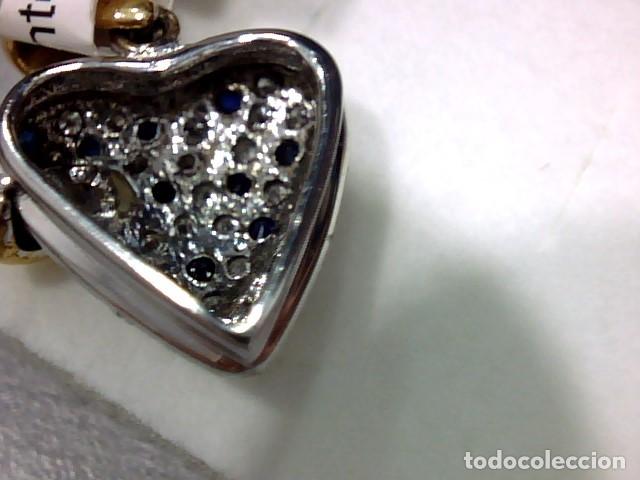 Joyeria: corazon oro blanco 18 kts y diamantes - Foto 5