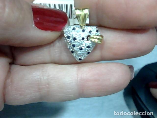 Joyeria: corazon oro blanco 18 kts y diamantes - Foto 6