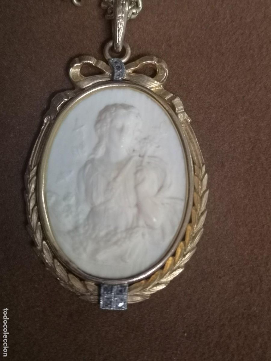 Joyeria: COLGANTE CON MEDALLON MODERNISTA - Foto 3