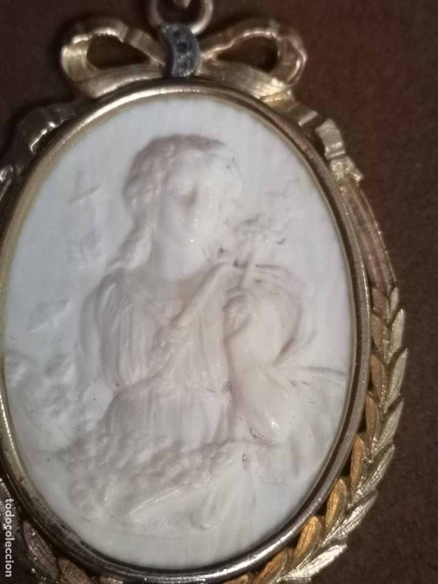Joyeria: COLGANTE CON MEDALLON MODERNISTA - Foto 4