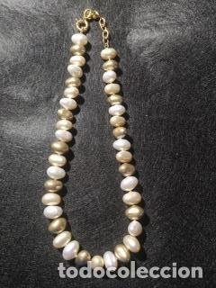 Joyeria: COLLAR PERLAS OVALADAS - TRES COLORES - Foto 2