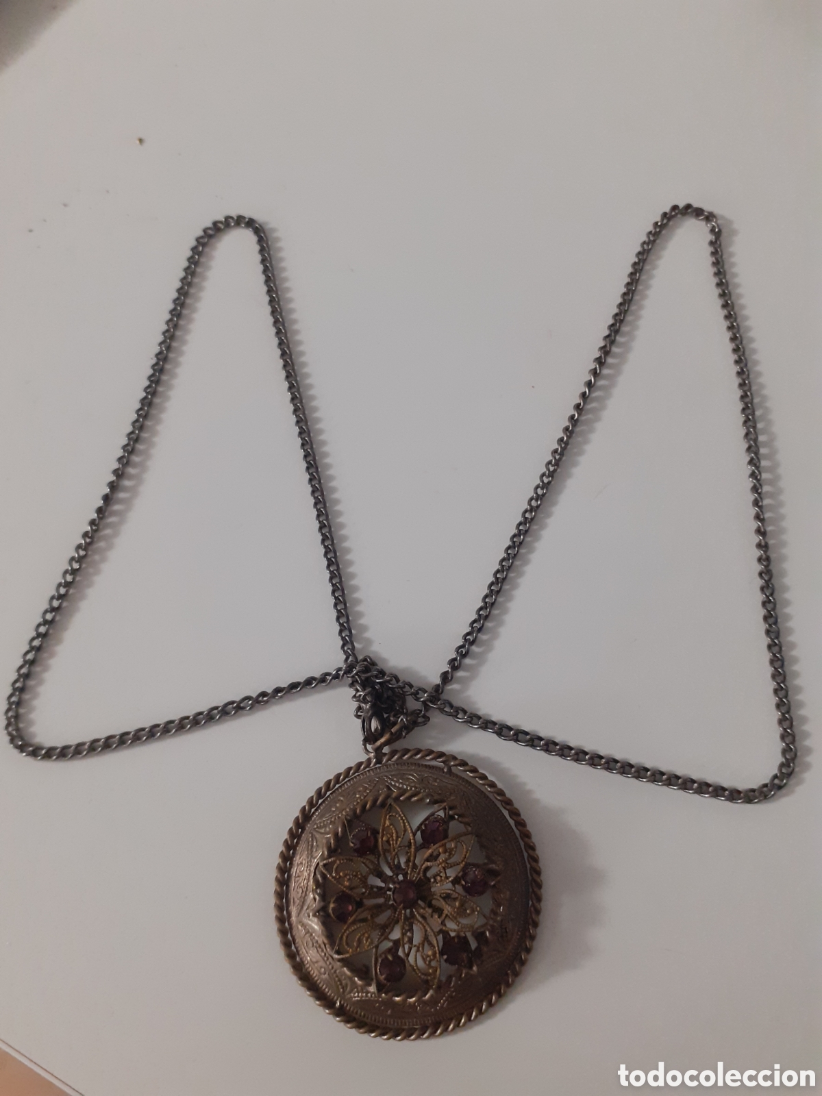 Joyeria: colgante de plata antiguo - Foto 1