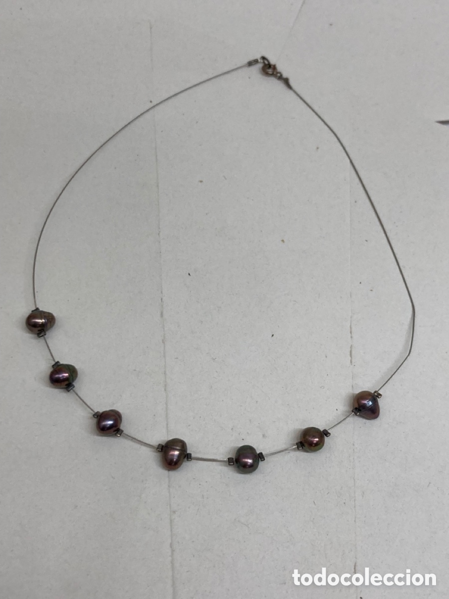 Joyeria: Collar de plata y perlas - Foto 1