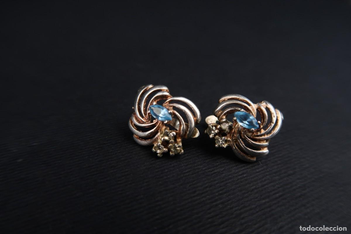 Joyeria: Antiguos Pendientes de Plata - Foto 3