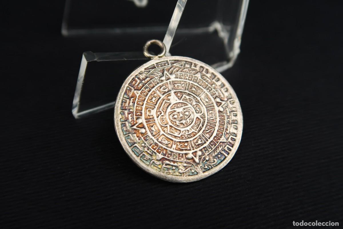 Joyeria: Antiguo Colgante de Plata Mexico - Foto 2