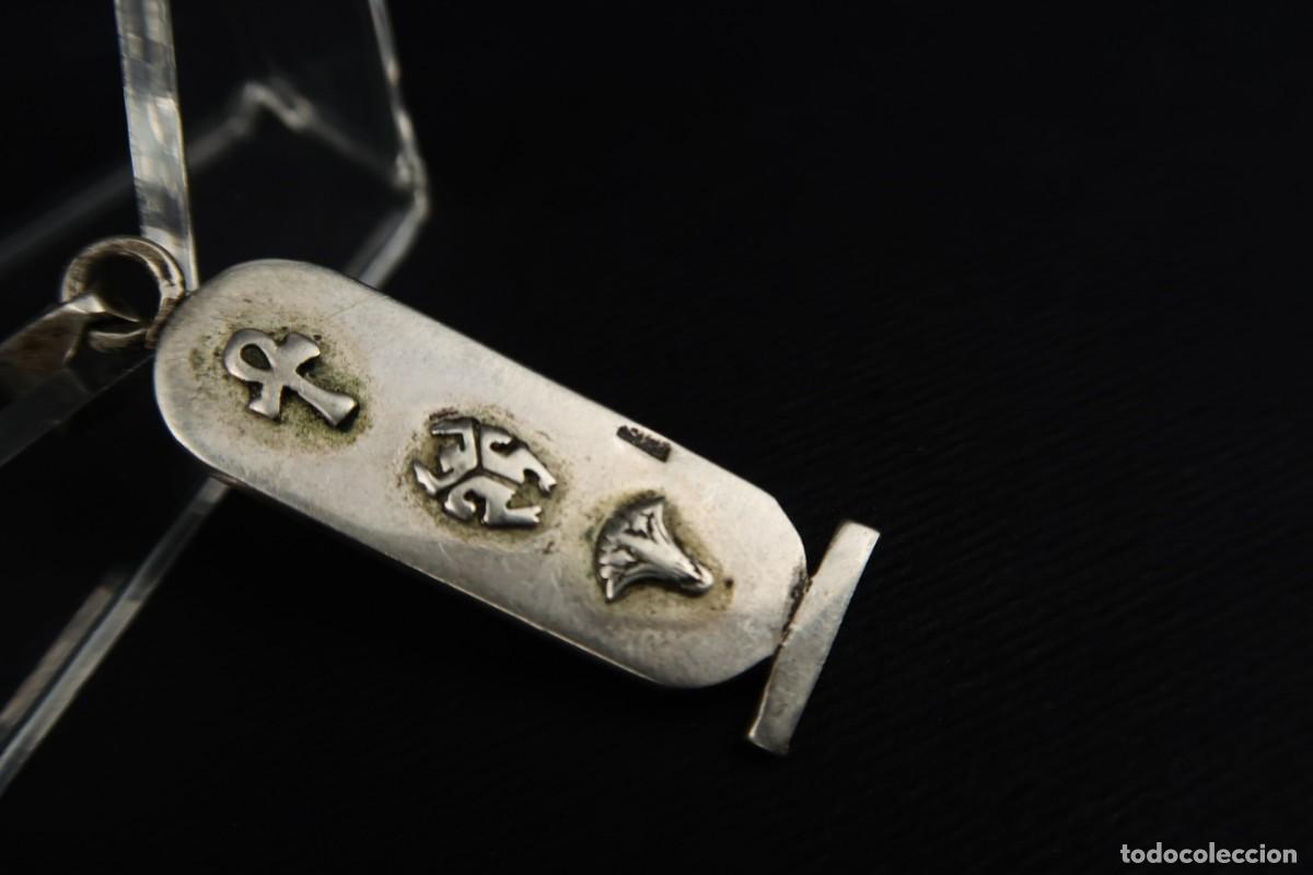 Joyeria: Antiguo Colgante de Plata Egipto - Foto 5