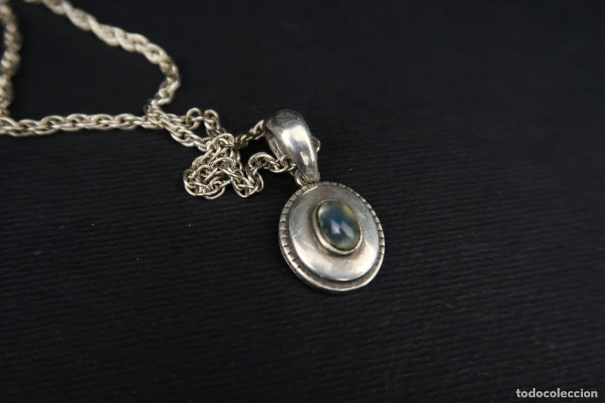 Joyeria: Antiguo Colgante de Plata con Cadena - Foto 2
