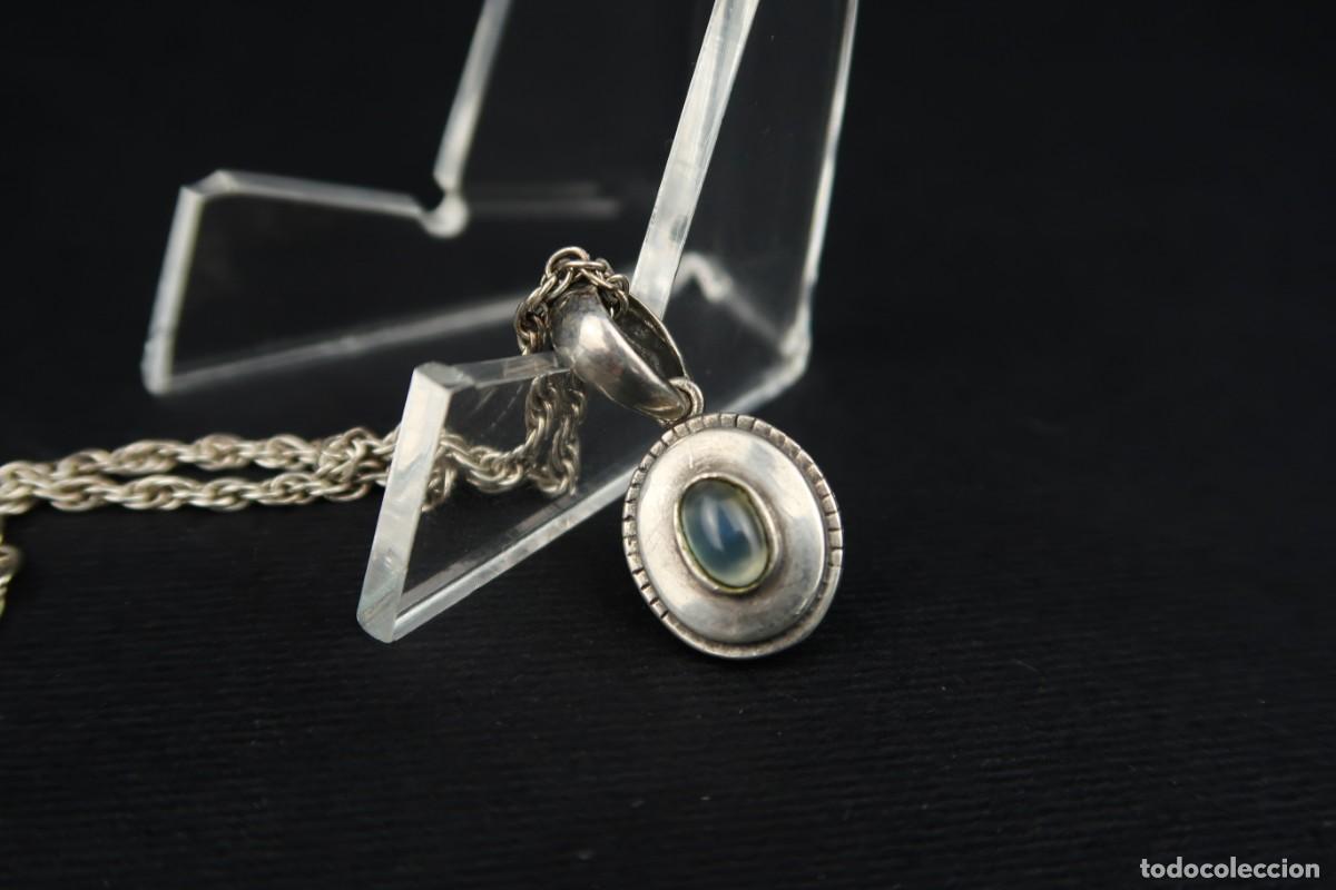 Joyeria: Antiguo Colgante de Plata con Cadena - Foto 6