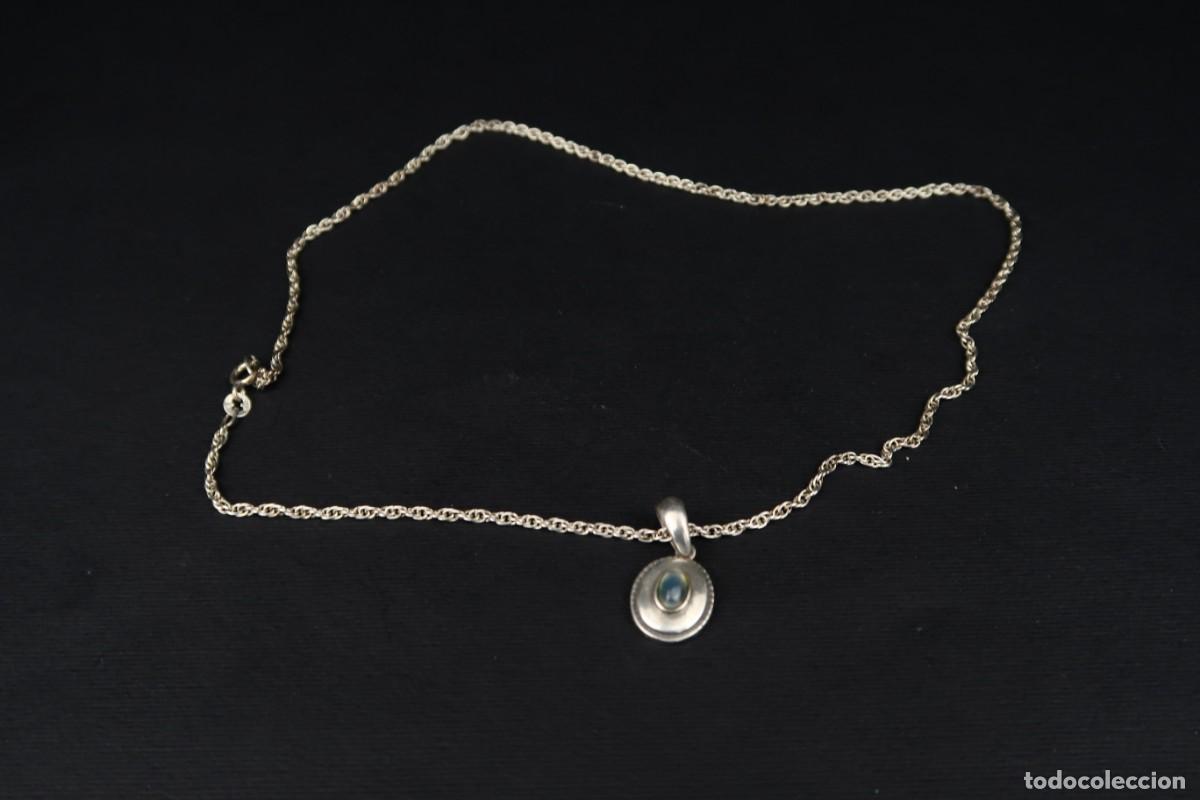 Joyeria: Antiguo Colgante de Plata con Cadena - Foto 10